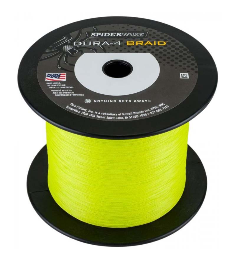 SpiderWire šňůra Dura4 0,10 Yellow/žlutá METRÁŽ