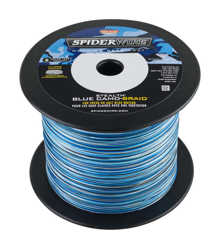 Spiderwire Šňůra Stealth Smooth 8 0,10 METRÁŽ Blue Camo