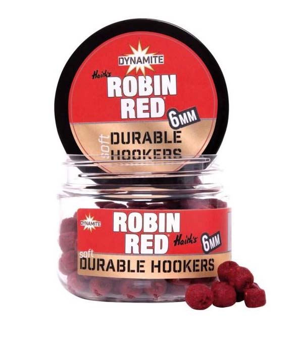 Dynamite Baits měkčené pelety Durable Hookers Robin Red