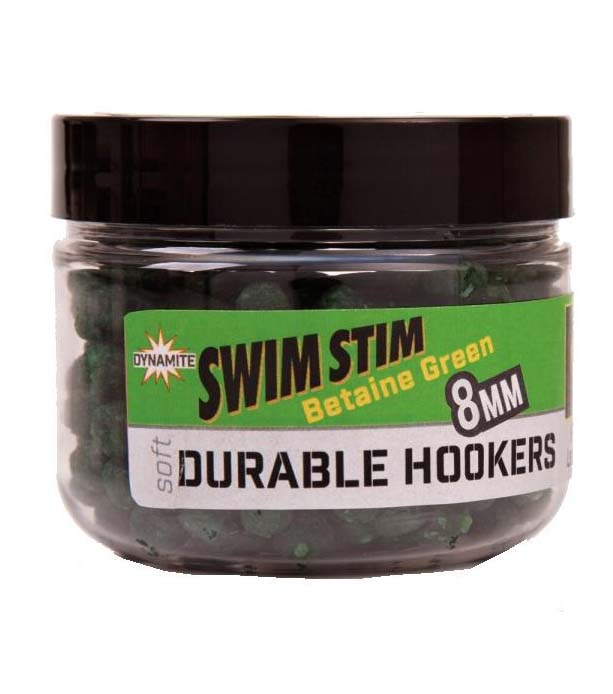 Dynamite Baits měkčené pelety Durable Hookers Swim Stim Betaine Green