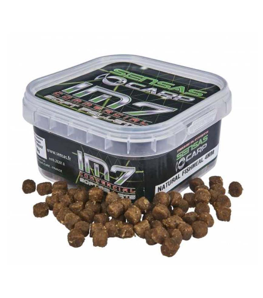 Sensas měkké pelety IM7 Soft Pellets 6 mm/60g Natural Fishmeal