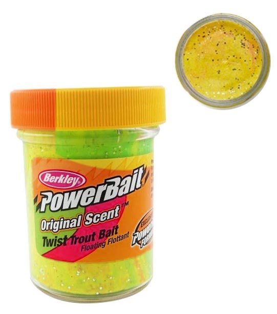Berkley těsto na pstruhy PowerBait Original Scent Trout Bait Lemon Twist 50g