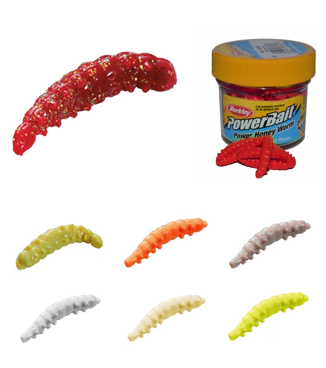 Berkley vosí larva Powerbait Honey Worm 2,5cm/55ks