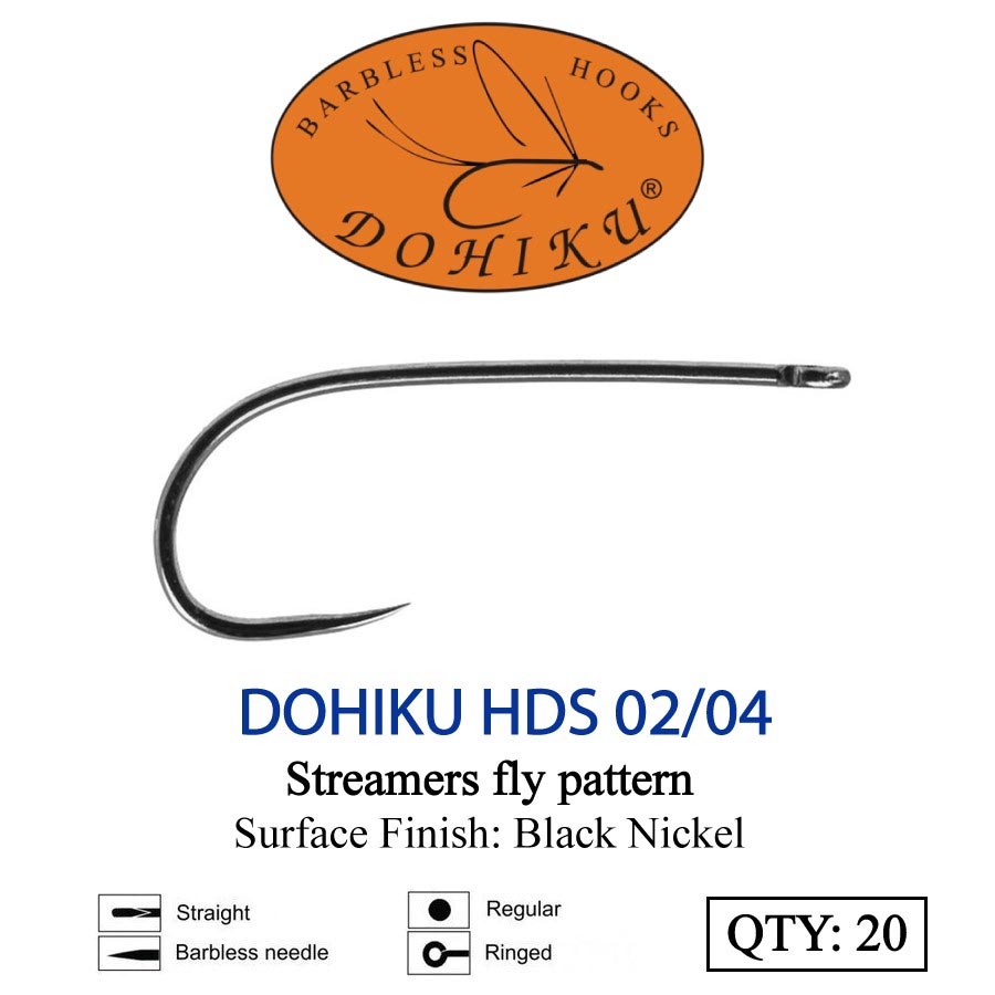 Dohiku háčky HDS muškařský streamerový/2