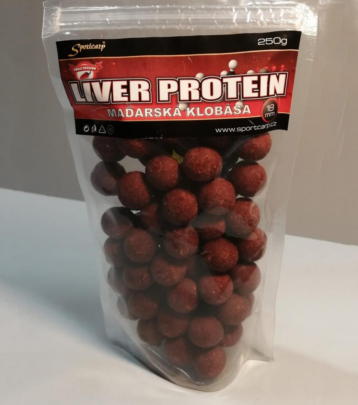 Sportcarp boilies Liver Protein Hungarian Sausage 18mm/250g