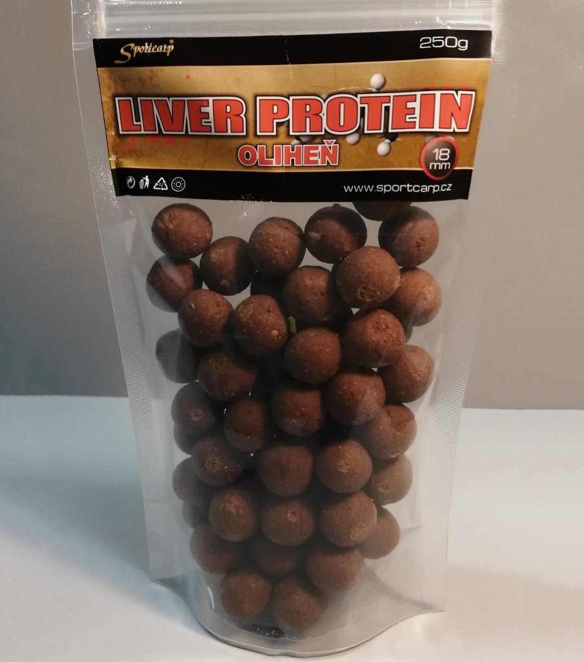 Sportcarp boilies Liver Protein Squid 18mm/250g