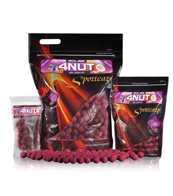 Sportcarp boilies 4NUT Plum Jam 18mm/1kg