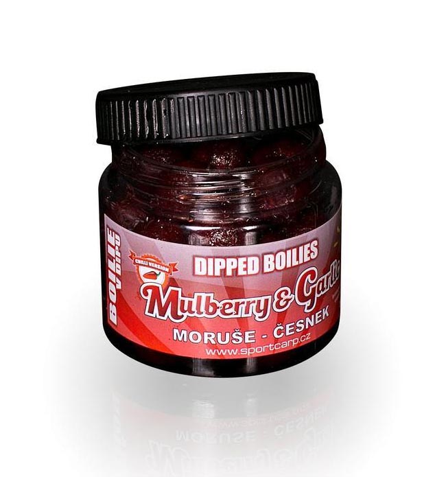 Sportcarp Dipped Boilies Mulberry Garlic 18mm