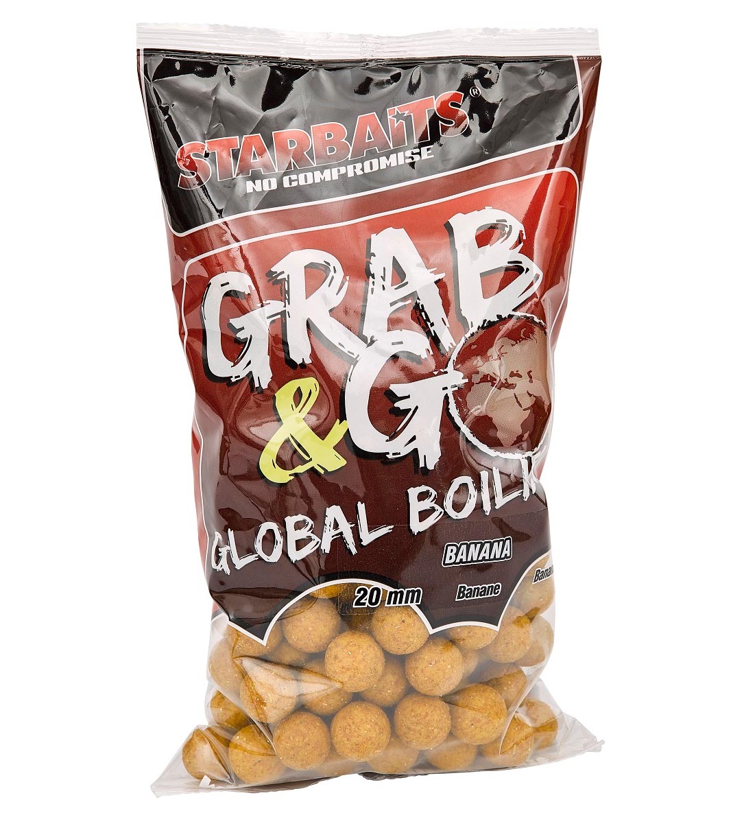 STARBAITS boilies Global Banana Cream (Banán) 20mm/2,5kg