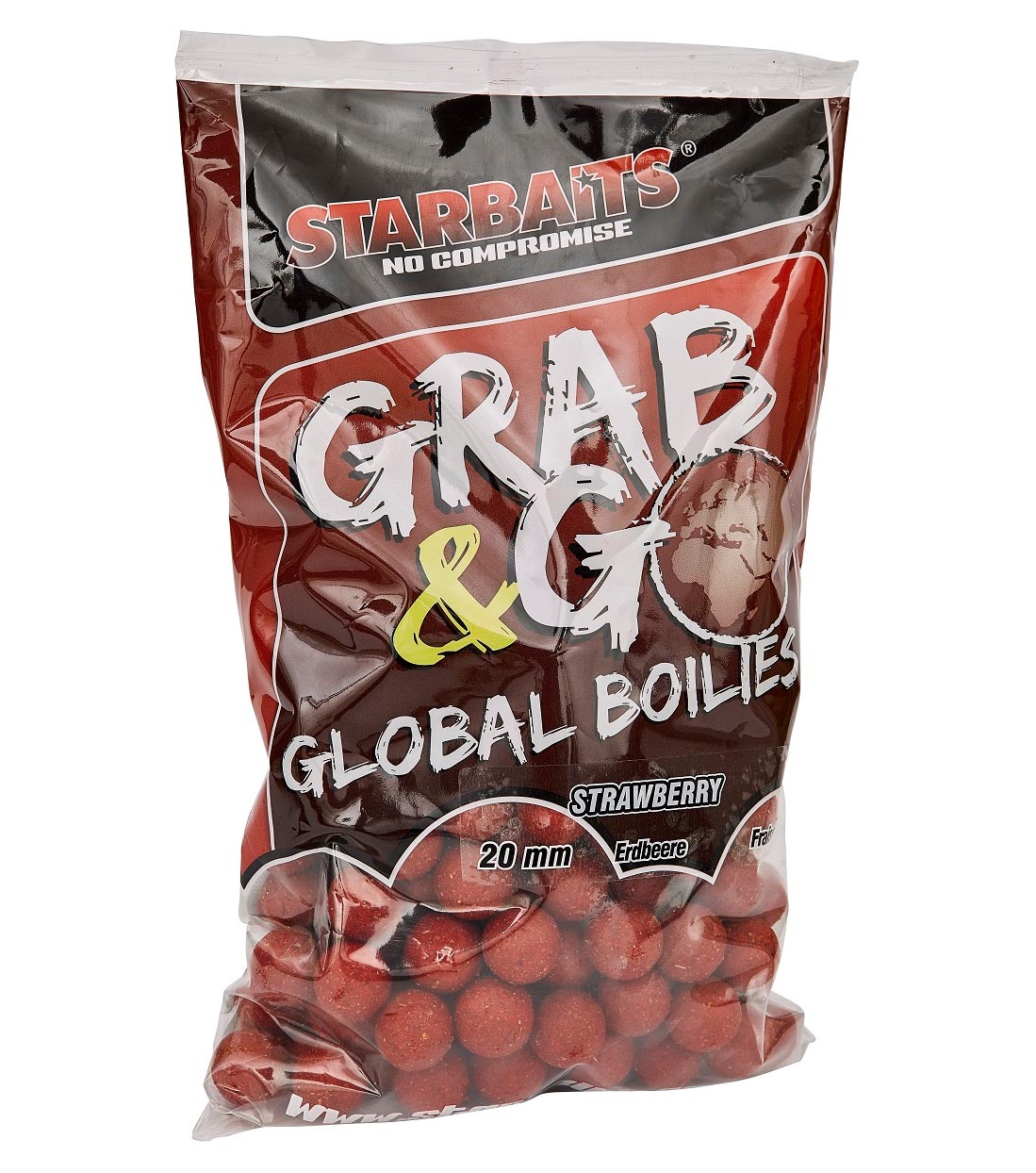 STARBAITS boilies Global Strawberry Jam (Jahoda) 24mm/1kg
