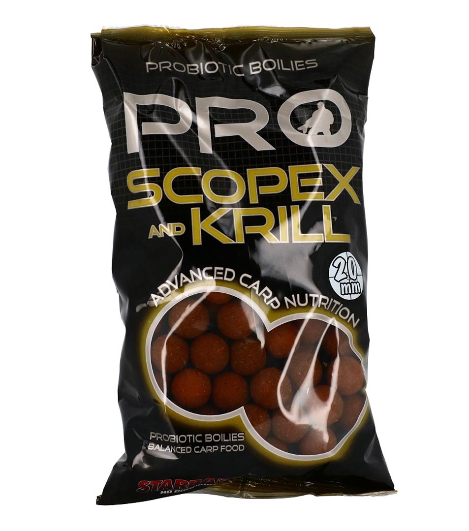 STARBAITS boilies Probiotic Scopex & Krill (Scopex - Korýš)