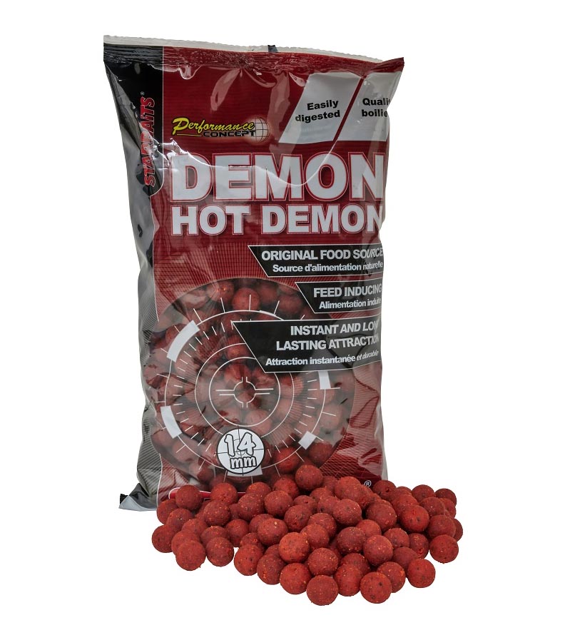 STARBAITS boilies Concept Hot Demon (Směs Koření) 14mm/1kg