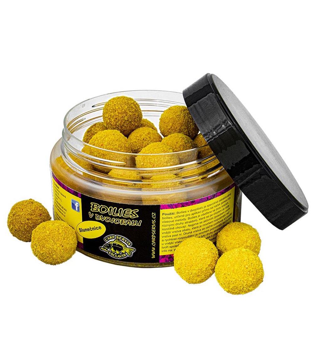 Václavík Boilies v dvojobalu 20mm/Slunečnice /180g