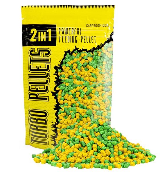 Carp Zoom Turbo Pellets 2v1 3mm/Ananas-Banán/500g
