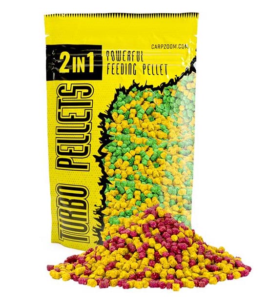 Carp Zoom Turbo Pellets 2v1 3mm/Sýr-NBC/500g