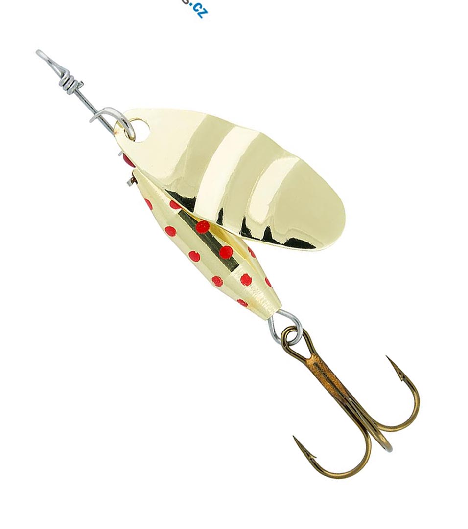 Abu Garcia rotační třpytka Reflex Arctic Gold