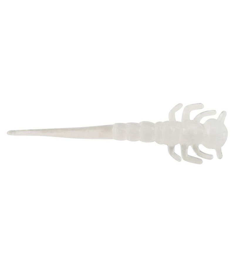 Berkley larva Jepice Powerbait Ice Swordtail Glow White 3cm