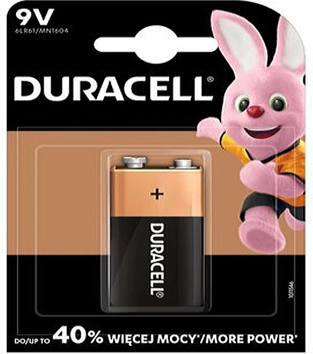 Duracell alkalická baterie Basic 9V 6LR61 Prodej po ks