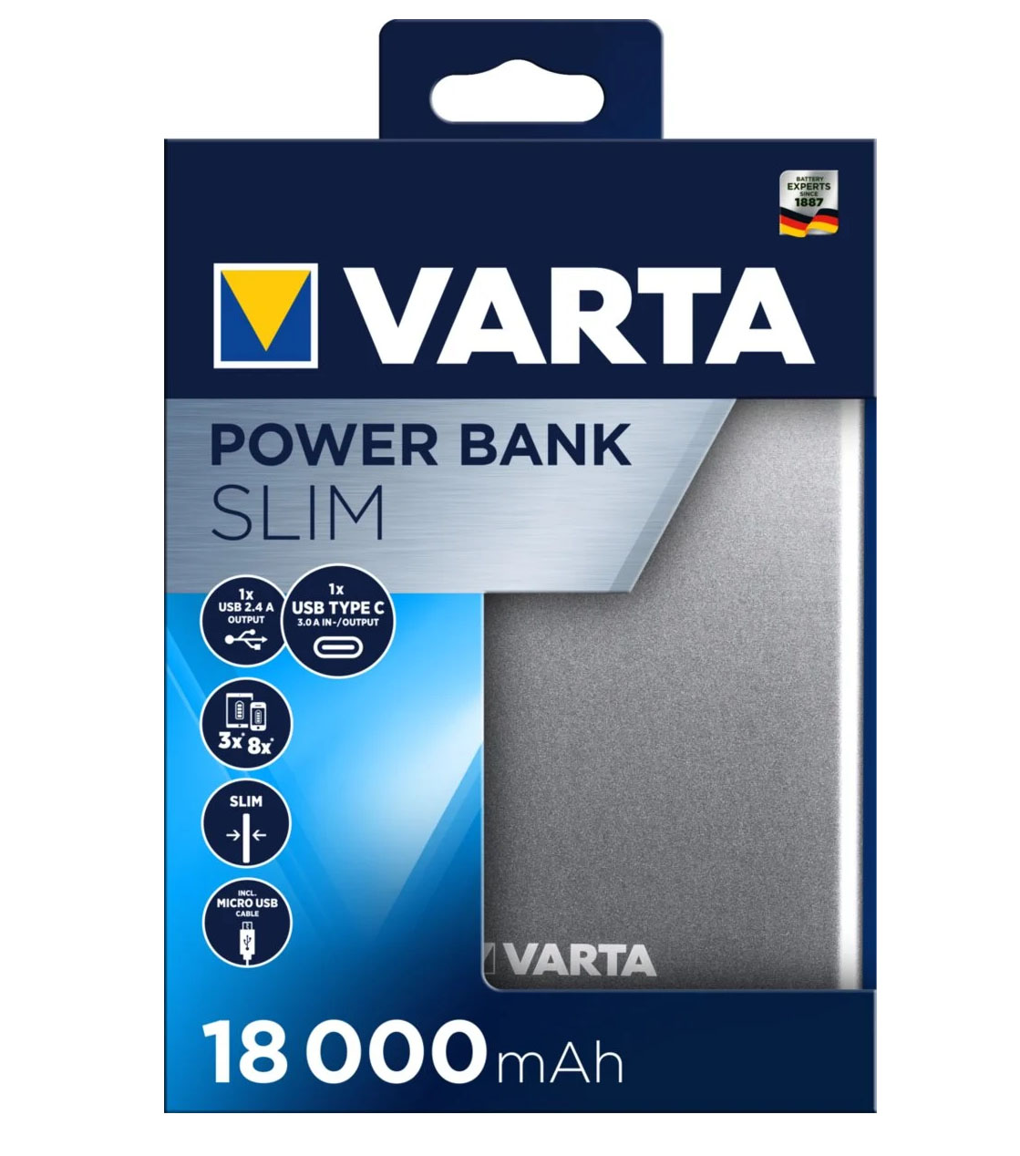 VARTA Slim Power Banka 12000 mAh