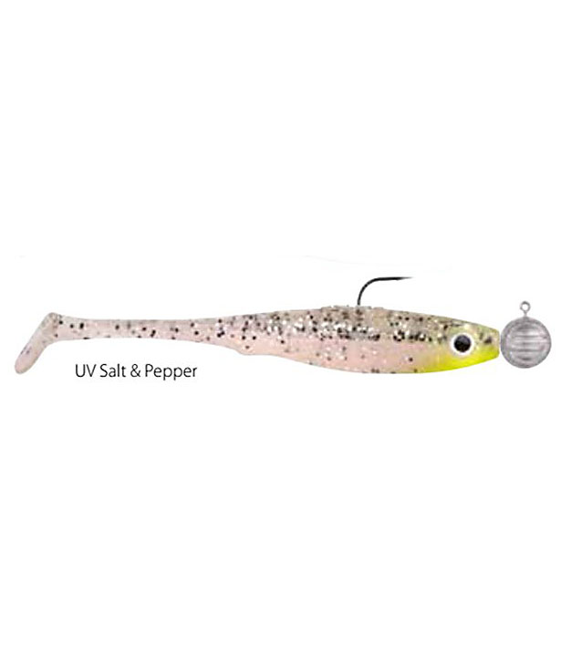 Spro ripper + jig Iris Popeye UV Salt & Pepper 8cm/2ks 5+7g jig