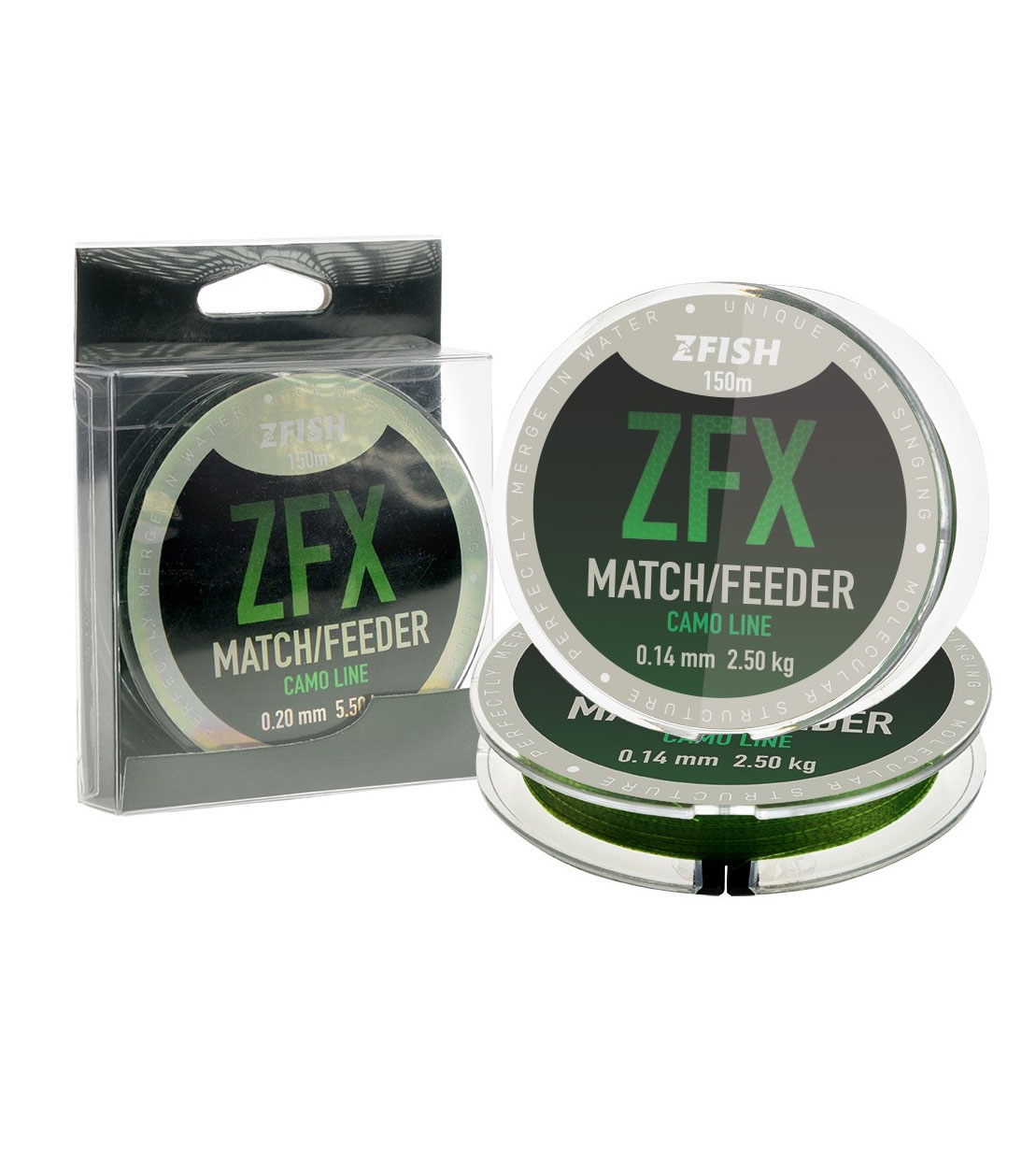 ZFISH vlasec ZFX Match/Feeder Camoline 0,23mm/6,9kg150m