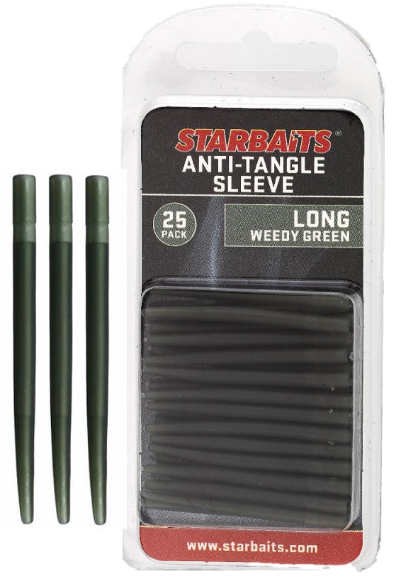 Starbaits Anti Tangle Sleeve Long zelená 4cm (převleky) 25ks