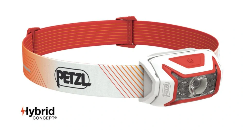 Petzl čelovka Actik Core Červená