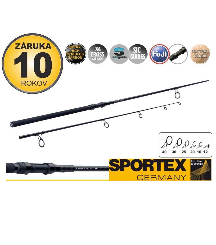 SPORTEX pruty kaprové Competition CS-4 Breakout 300cm/3,00lbs