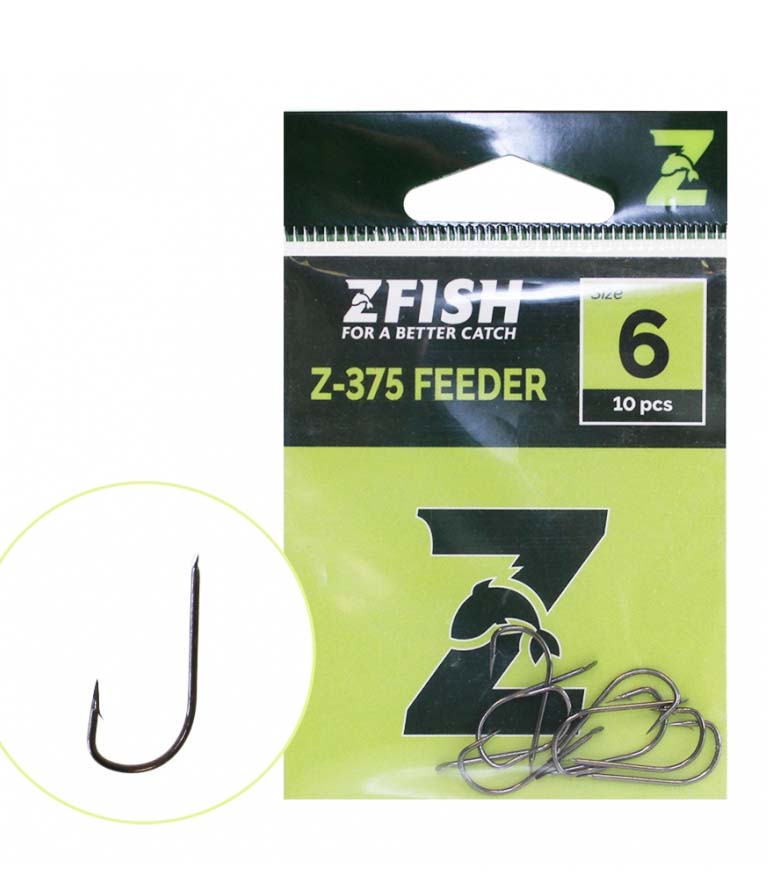 Zfish háčky Feeder Hooks Z-375 velikost č.12