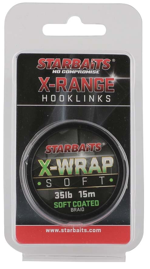 STARBAITS návazcová šňůra X WRAP SOFT COATED 25lb/15m