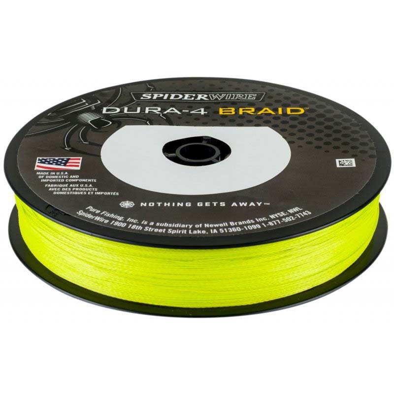 SpiderWire šňůra Dura4 150m Yellow/žlutá