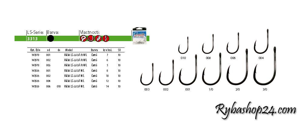 Gamakatsu háčky LS-3313F Ring Eye Serie 4
