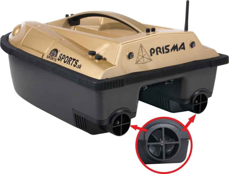 Sports zavážecí loďka Prisma 6 se sonarem a GPS