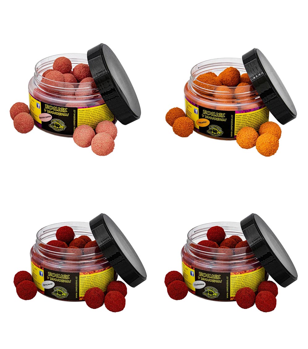 Václavík Boilies v dvojobalu 20mm/Slunečnice /180g