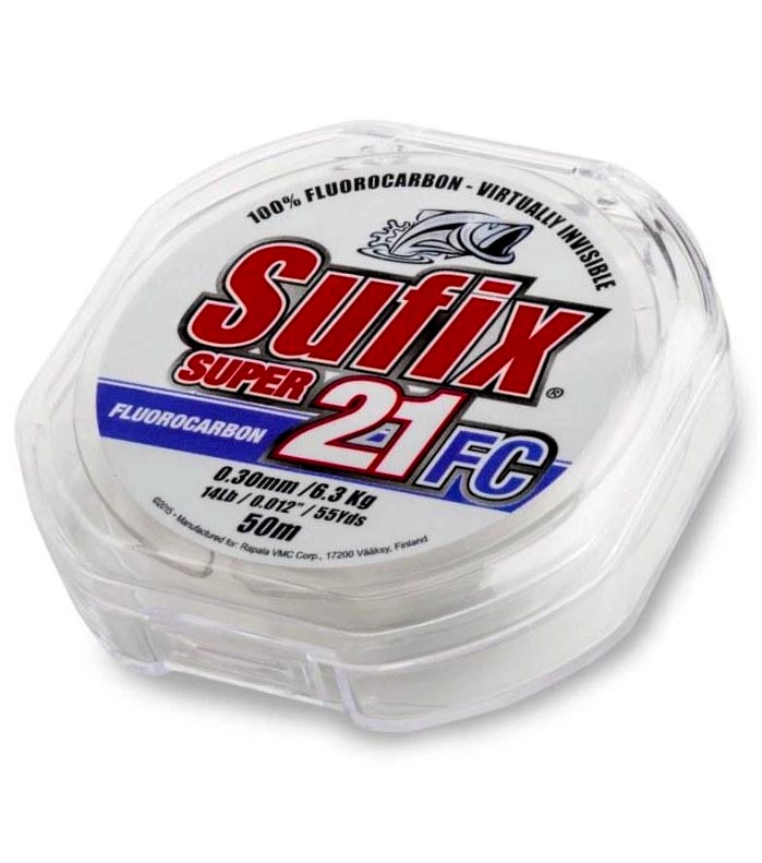 Sufix Fluorocarbon Super 21 čirý 0,60 mm 26,1 kg 10 m