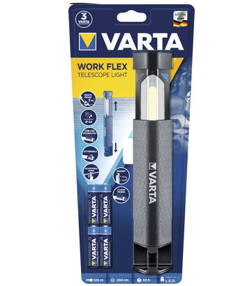 Varta LED pracovní lampa  WORK FLEX TELESCOPE LIGHT