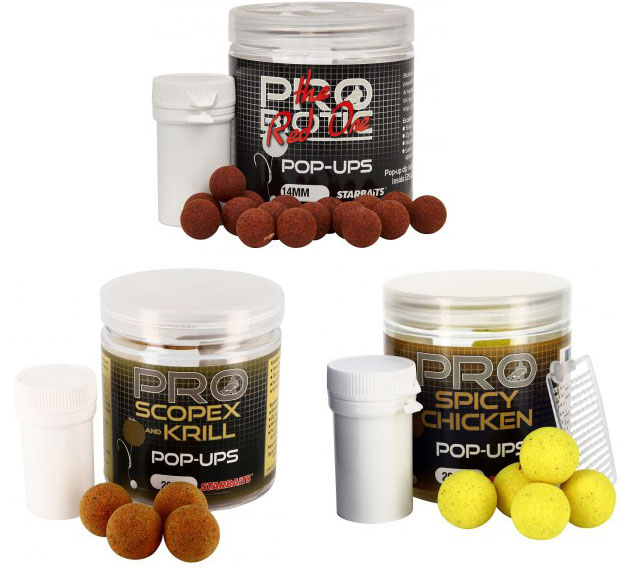 STARBAITS Pop UP Probiotic plovoucí boilies 14mm 80g