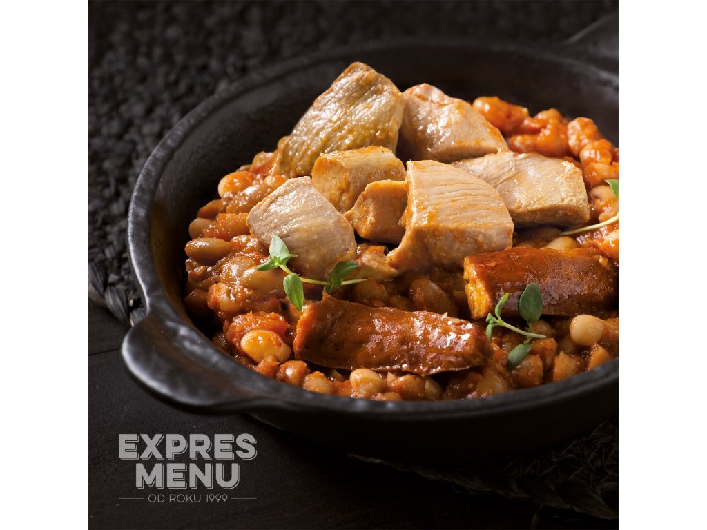 EXPRES MENU Krůtí ragú s fazolemi