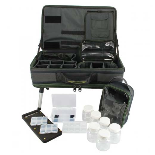 NGT Stolek s Kufrem Carp Bivvy Table System