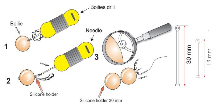 Extra Carp Silicone Boilie Holder