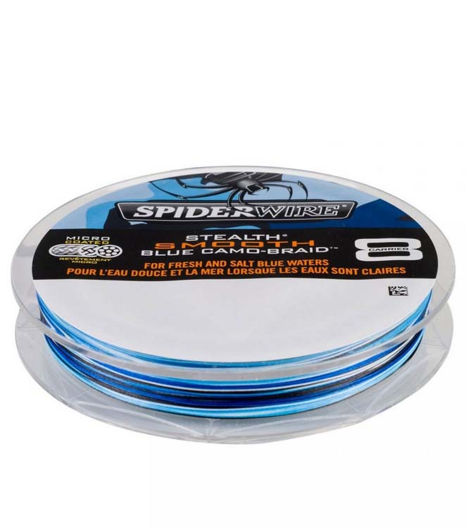 Spiderwire Šňůra  Stealth Smooth 8 0,40 150m Blue Camo