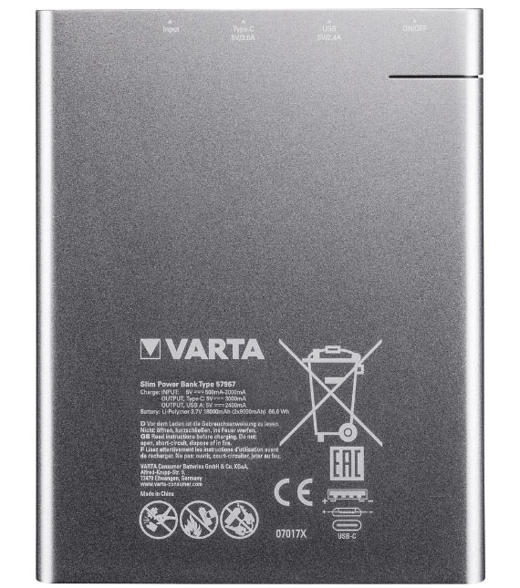 VARTA Slim Power Banka 12000 mAh