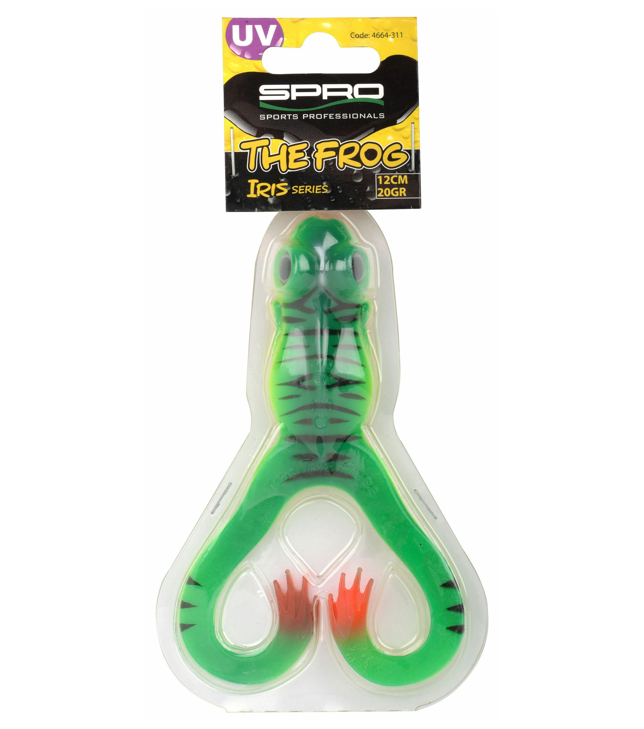 SPRO nástraha žába IRIS The Frog Natural Green Frog 10cm