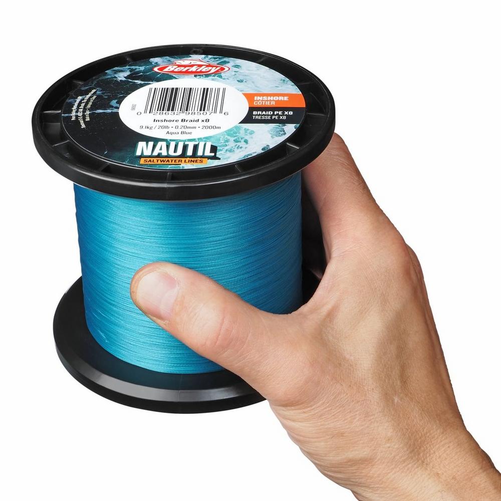 Berkley NAUTIL Braidx8 METRÁŽ AquaBlue 0,14mm