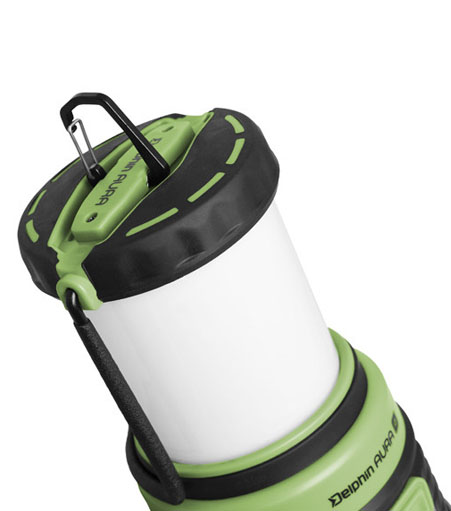Delphin kempingová lampa AURA