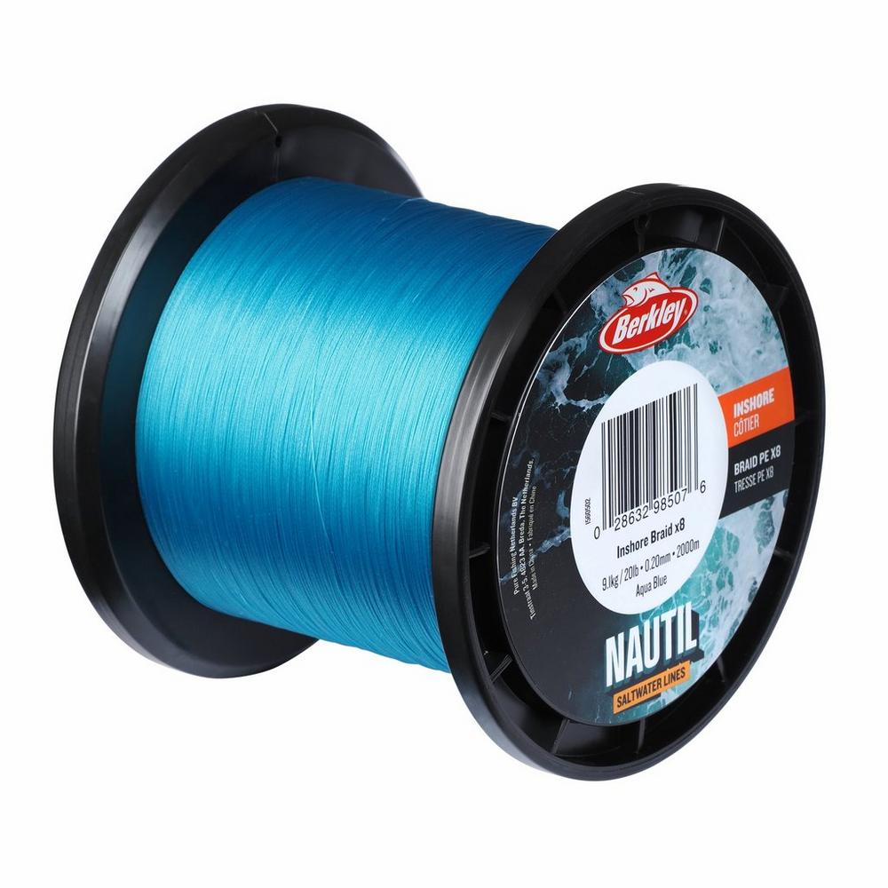 Berkley NAUTIL Braidx8 METRÁŽ AquaBlue 0,14mm