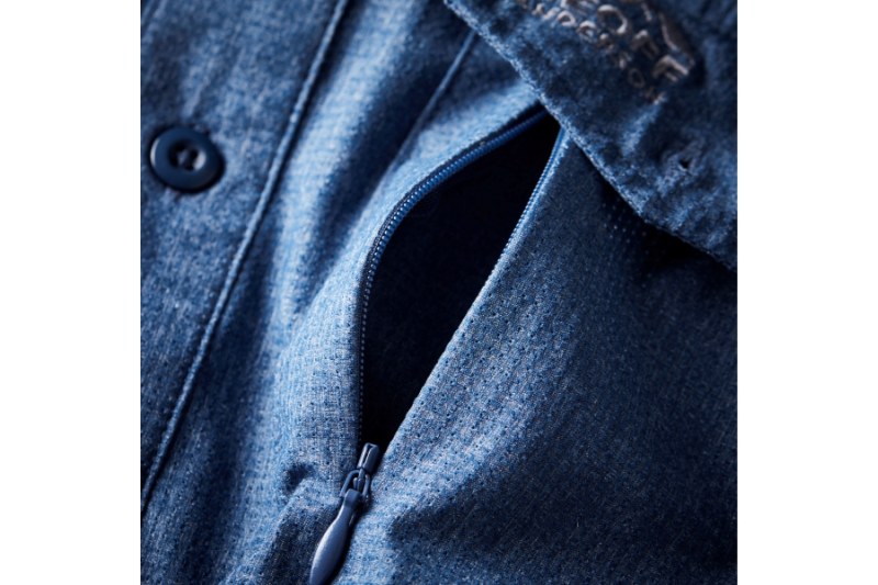 Geoff Anderson Košile Zulo II  dlouhý rukáv - modrá-XXXL