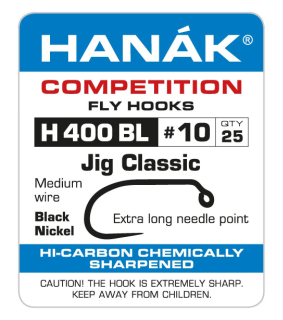 HANÁK háčky muškařské H 400 BL