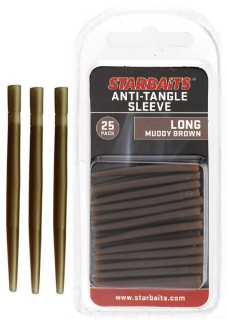 Starbaits Anti Tangle Sleeve Long hnědá 4cm (převleky) 25ks