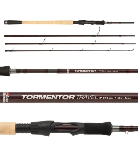 Abu Garcia cestovní prut Tormentor Travel Spin, 2,70m, 9ft, 7-28g
